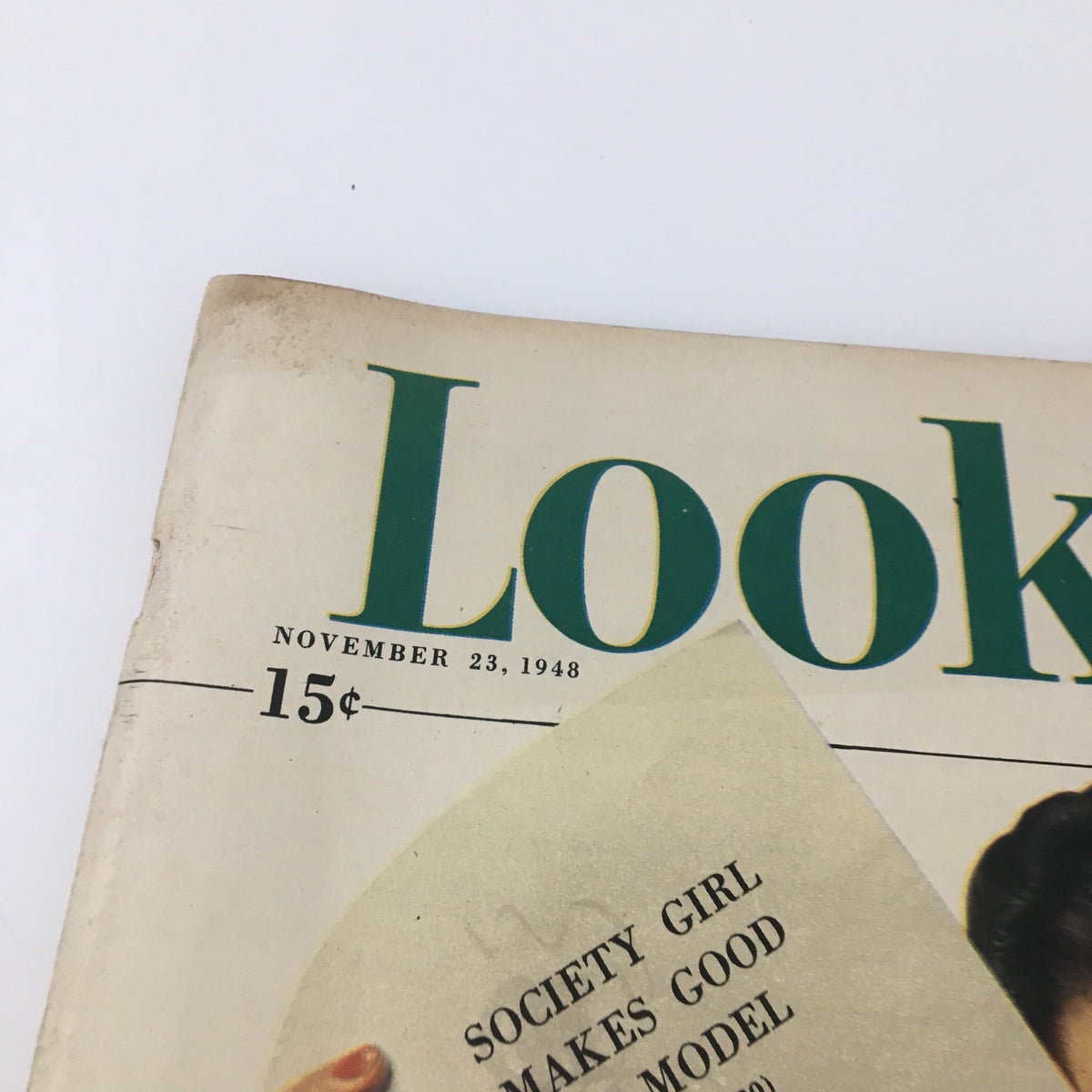 Vintage Look Magazine November 23 1948 Model Wendy Burden Cover Feature, Newsstand