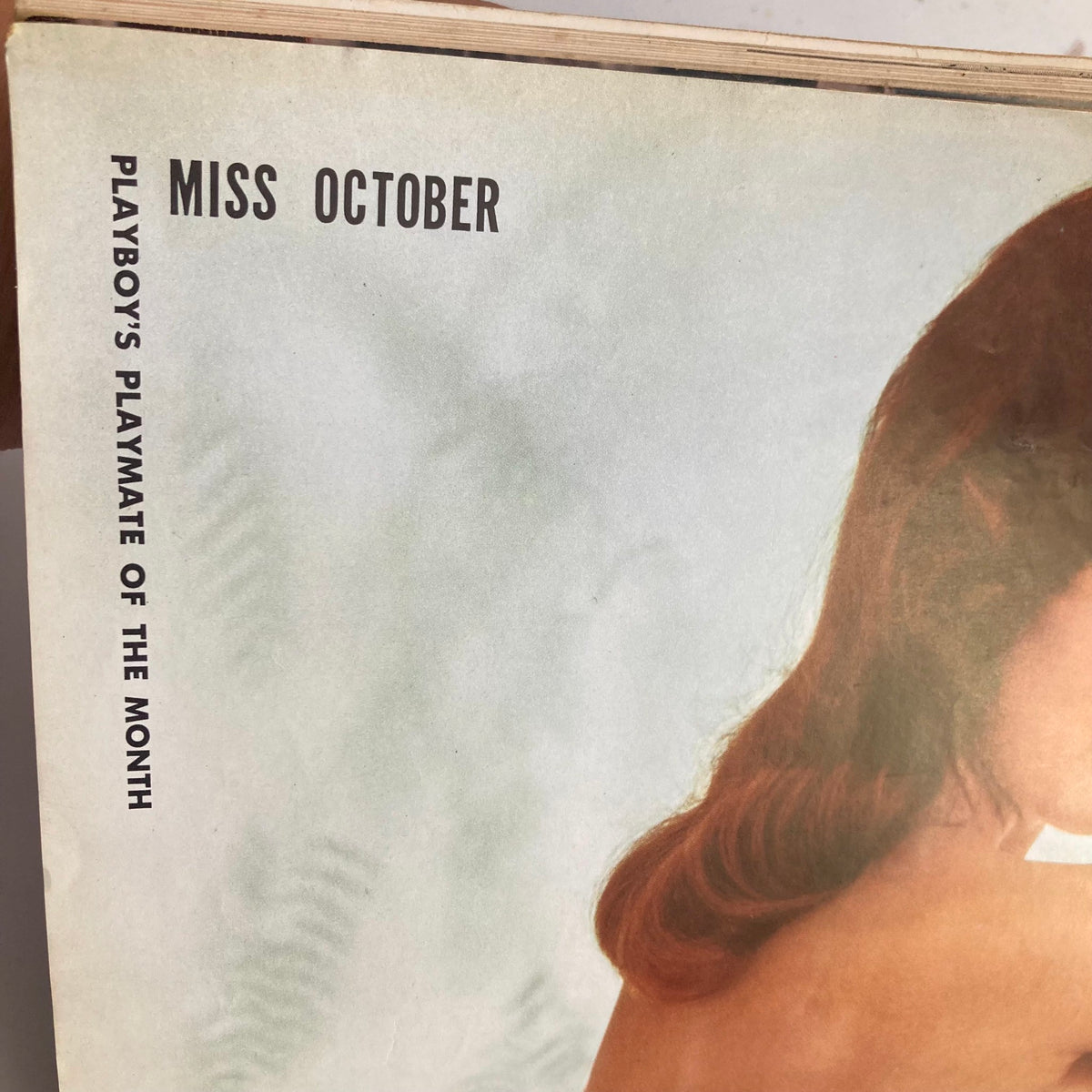 Kathy Douglas, Playmate of the Month for October, featured in VTG Playboy Magazine October 1960.