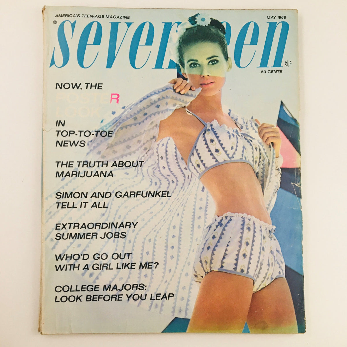 Seventeen Magazine May 1968 Simon and Garfunkel Tell It All No Label