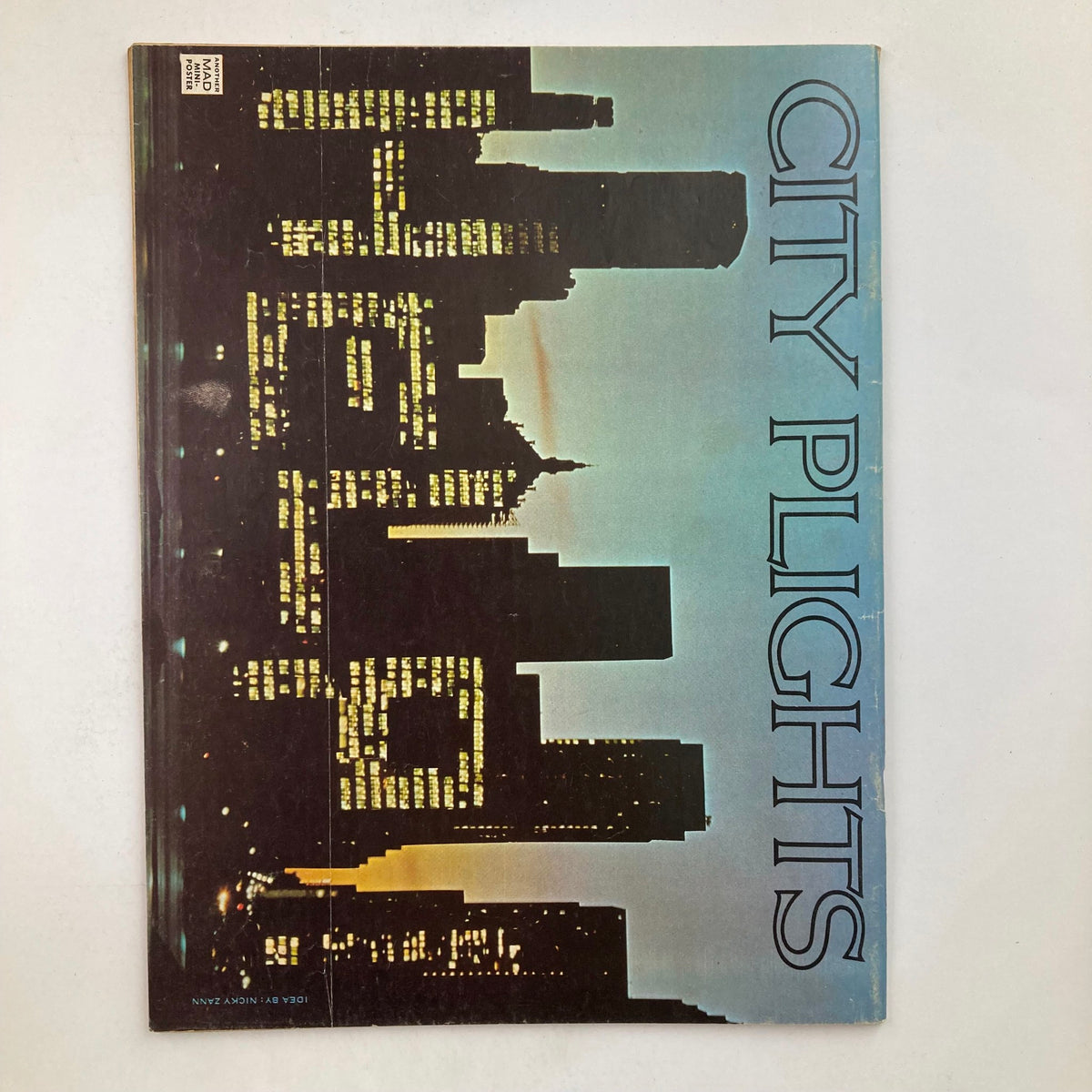 City Plights, a contrasting cover featuring a skyline at night with illuminated buildings, unrelated to Mad Magazine March 1976 No. 181.