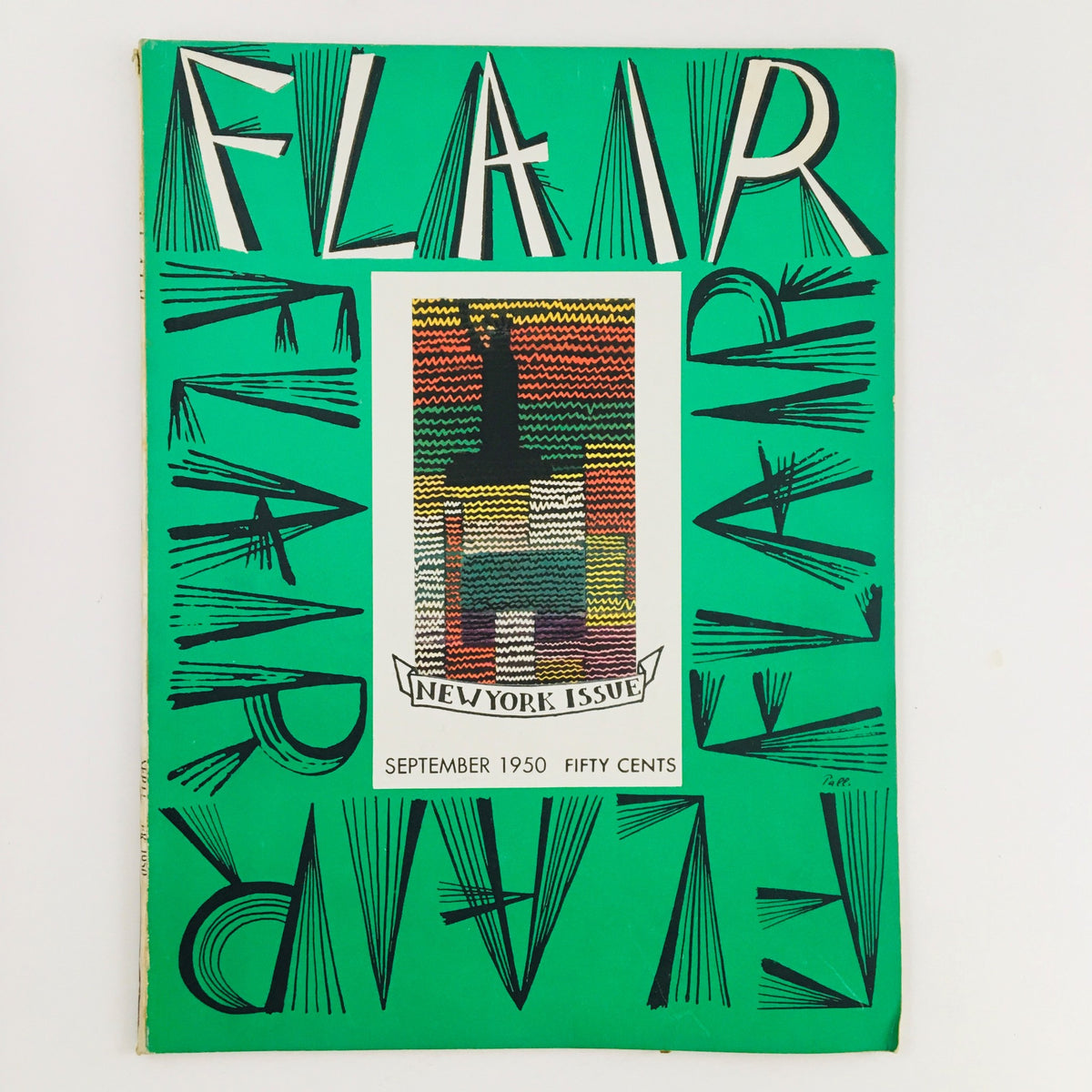 Flair Magazine September 1950 Vol. 1 No. 8 A New York Issue No Label