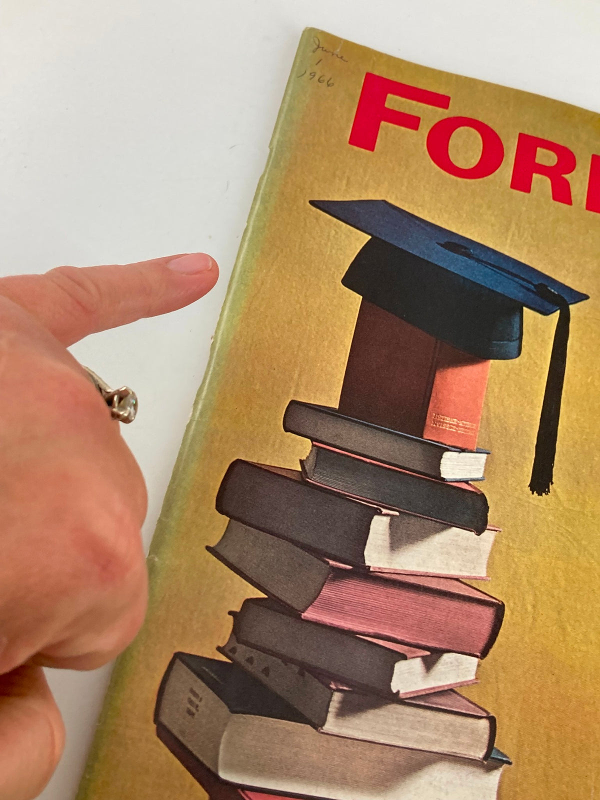 Vintage Forbes Magazine June 1 1966 Why Does College Cost So Much? No Label