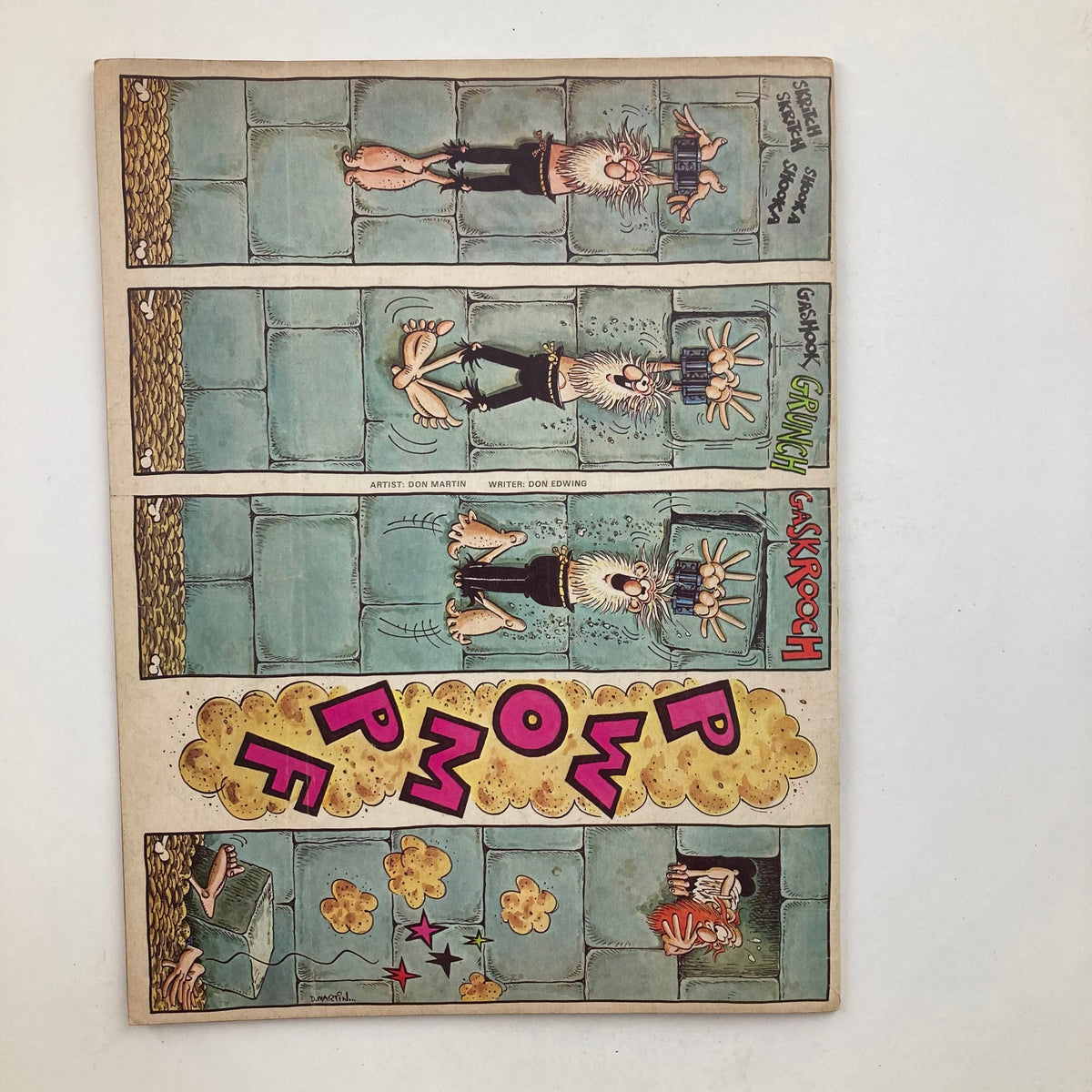 Comic strip from Mad Magazine June 1981 No. 223 by Don Martin, featuring humorous characters and cartoon art, exemplifying the magazine's comedic style.