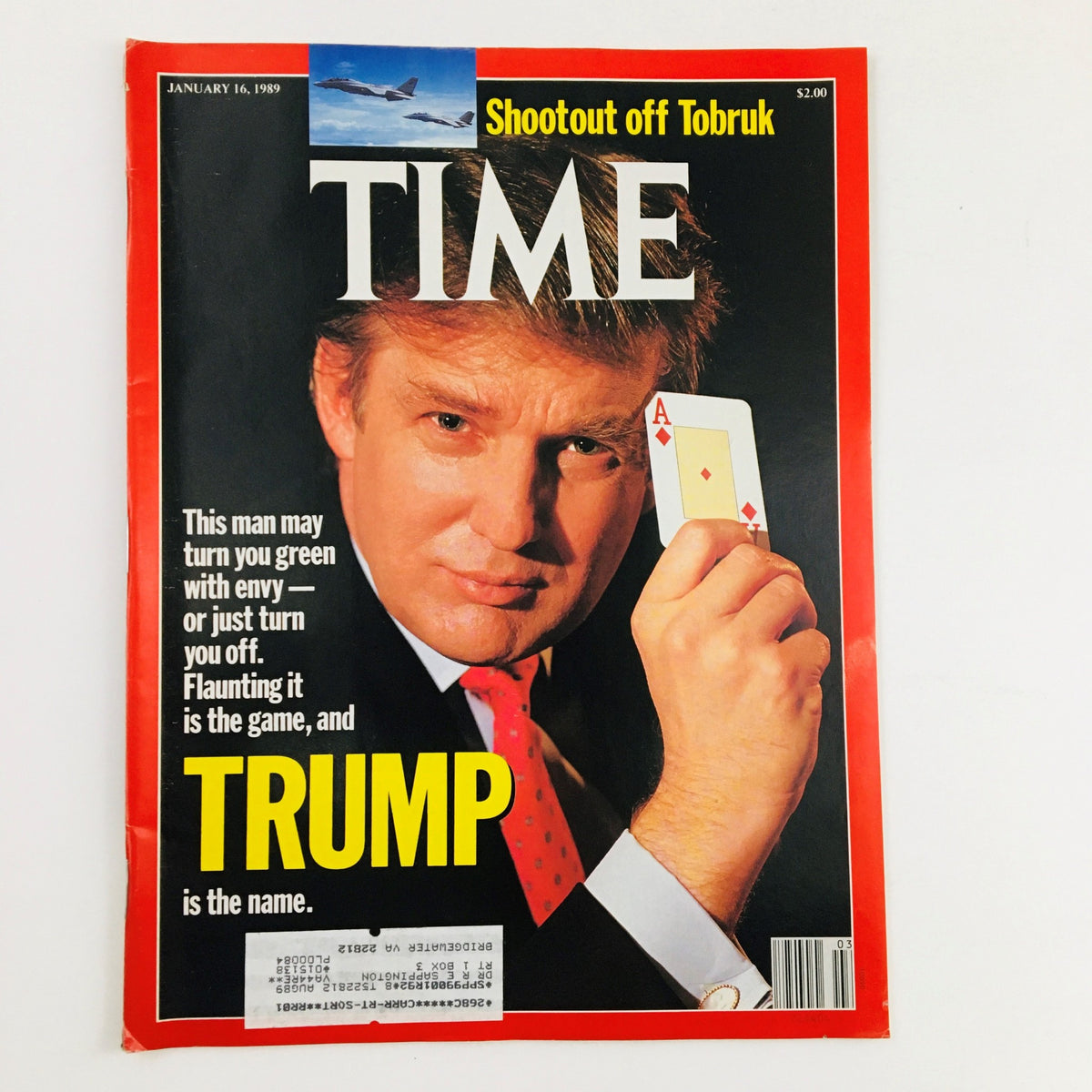 Time Magazine January 16 1989 Vol. 133 No. 3 Donald Trump is The Name