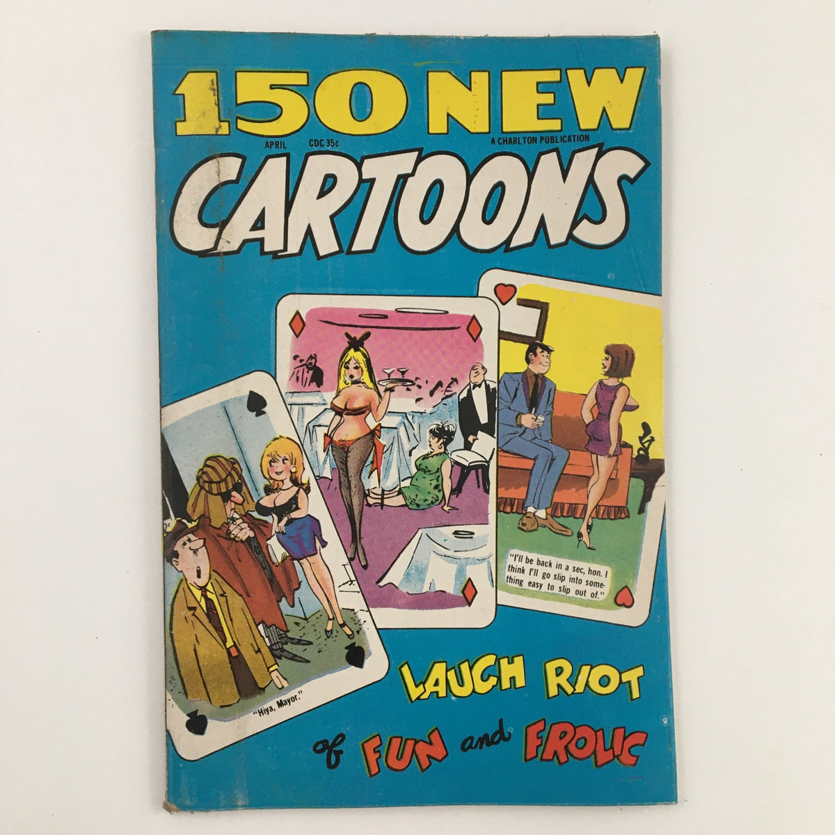 Cover of 150 New Cartoons, April 1971, Comic Books No. 39, Charlton Joke Magazine