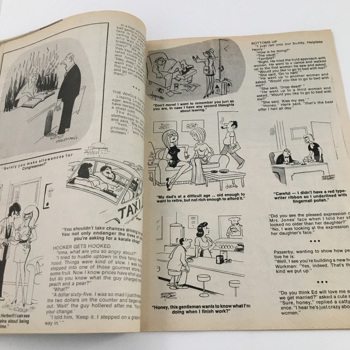 Page from Cartoon Carnival Magazine September 1981 highlighting more comedic cartoons and dialogues, presenting the humorous storytelling style of the magazine.