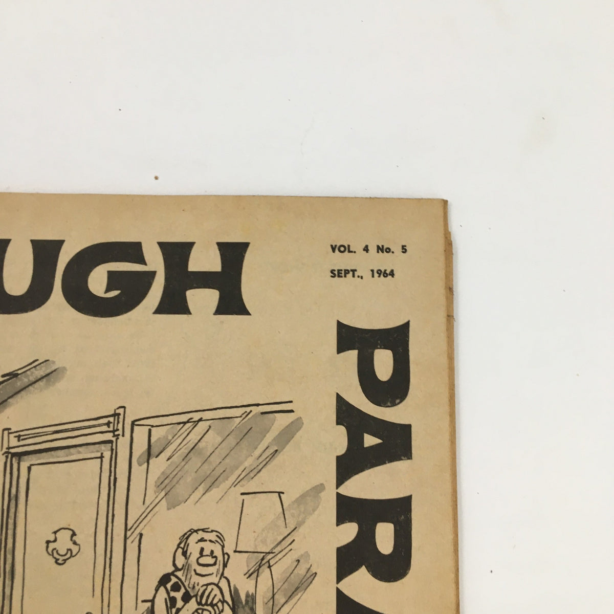 Cover of Laugh Parade September 1964 Vol. 4 No. 5, featuring humorous illustrations and title prominently displayed.