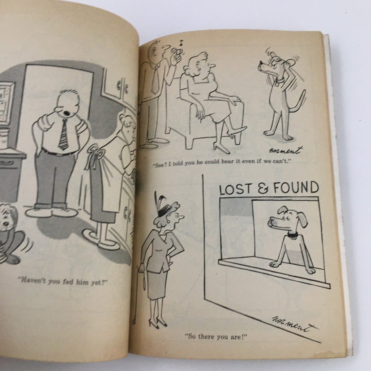 Best Cartoons About Cats / Dogs 1958 Lost & Found Section No Label
