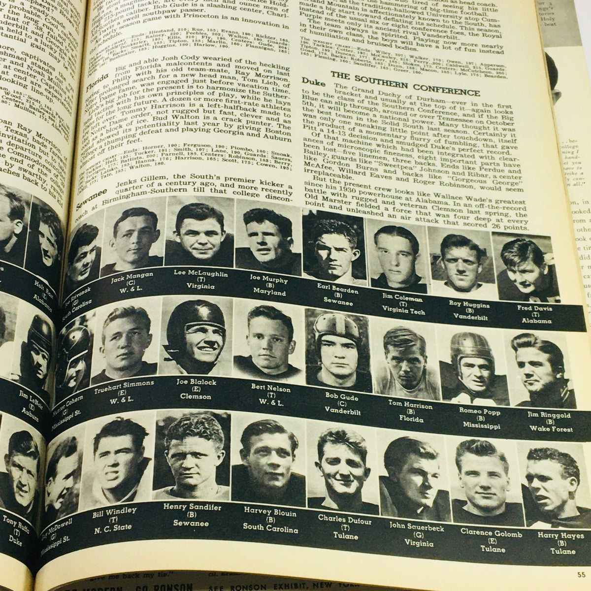 Vintage Illustrated Football Annual Magazine 1940 - Don Snavely & Charles McPhail