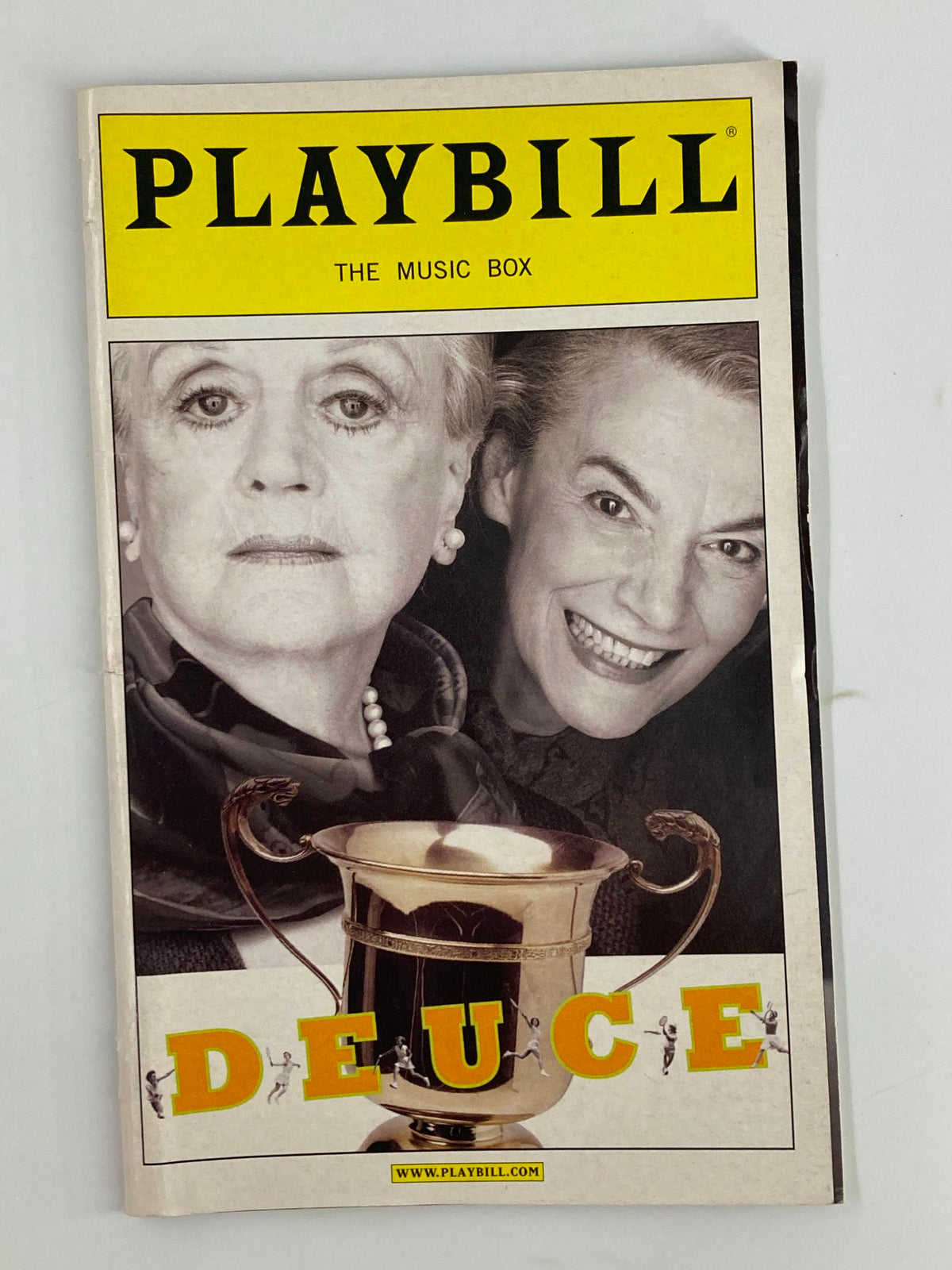 Cover of the 2007 Playbill for Deuce at The Music Box featuring Angela Lansbury and Marian Seldes.