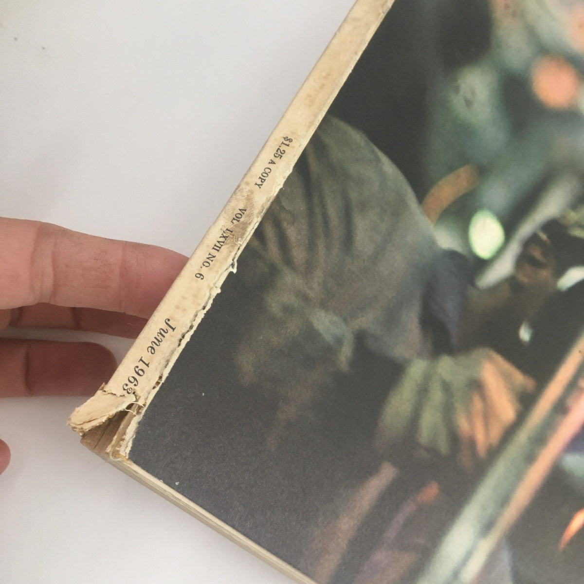 Fortune Magazine June 1963 cover showing the magazine's title and publication month, with visible wear on the binding, reflecting its vintage condition.