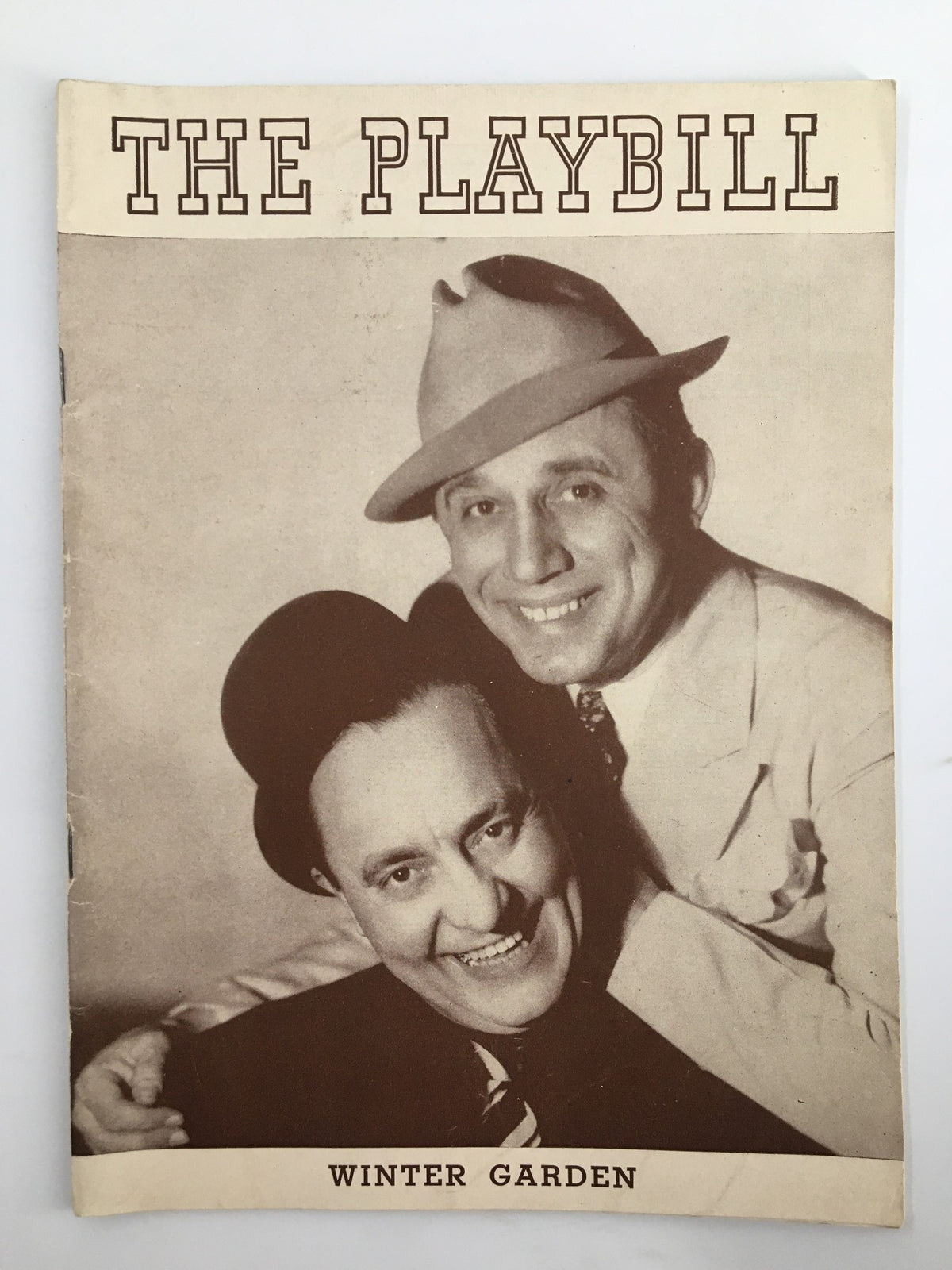 1948 Playbill from Winter Garden Theatre featuring Olsen and Johnson in Hellz A Poppin, showcasing vintage theatrical performance and comedy history.