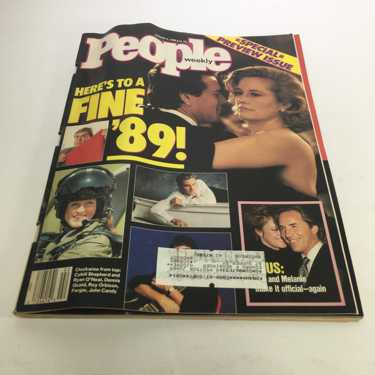 Cover of People Magazine January 9, 1989, featuring a special preview issue for the year 1989, showcasing notable personalities and cultural highlights.