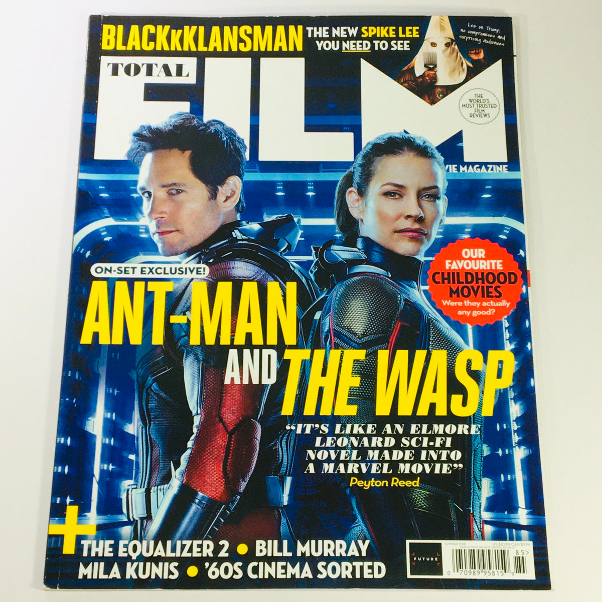Cover of Total Film Magazine Summer 2018 Issue #274 featuring Paul Rudd and Evangeline Lilly, with a focus on Ant-Man and The Wasp.