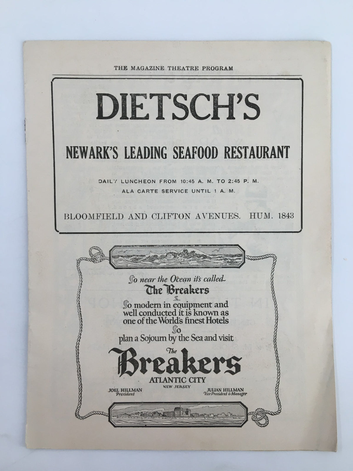 1927 Shubert Theatre Howard Marsh in Yo San / Broad St. Theatre Daisy Mayme