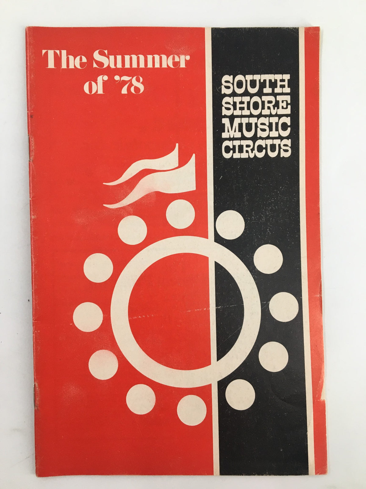 Cover of the 1978 South Shore Music Circus program featuring Tony Bennett Sings with Michael Legrand, showcasing a bold red and black design.