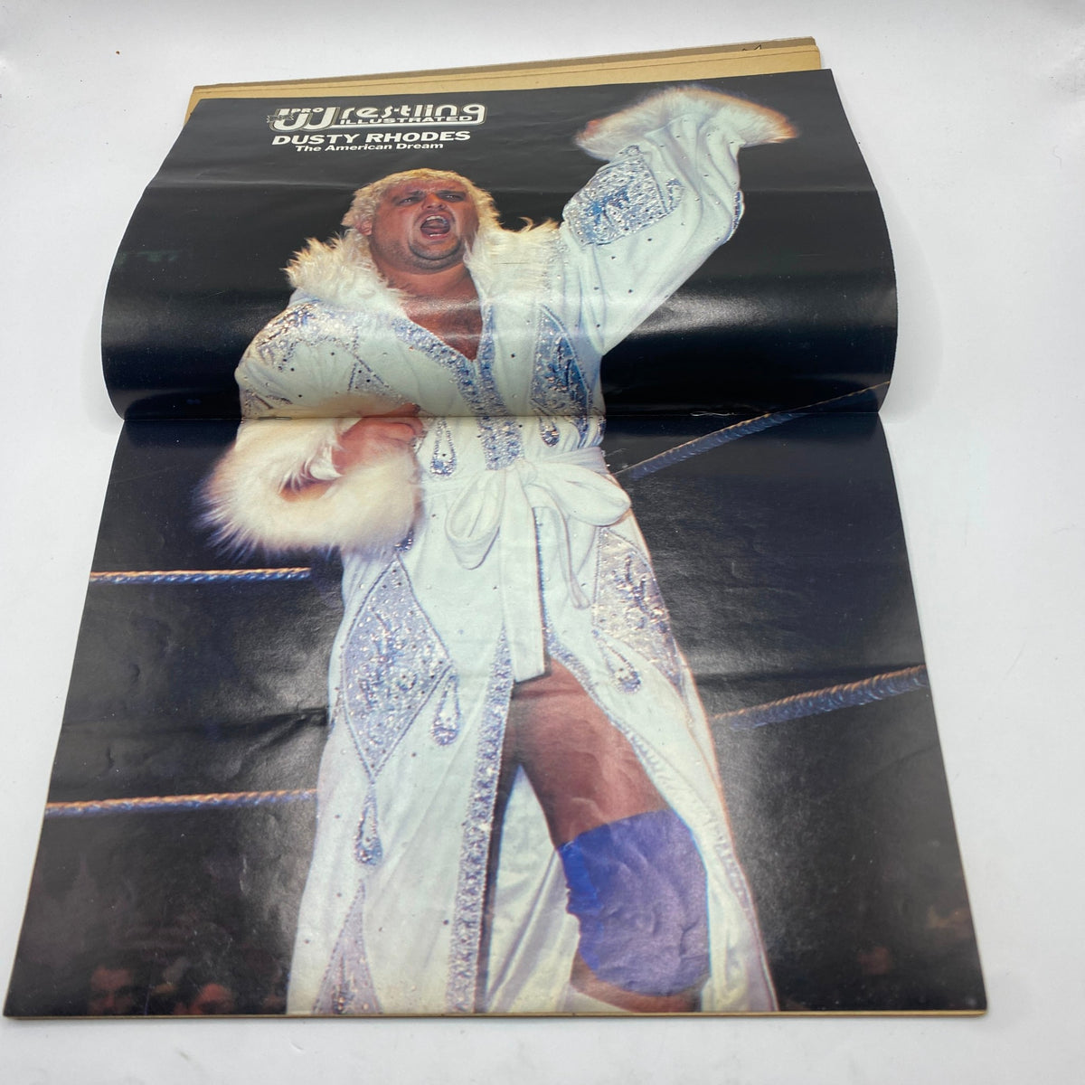 Pro Wrestling Illustrated Magazine August 1986 Randy Savage w Poster No Label