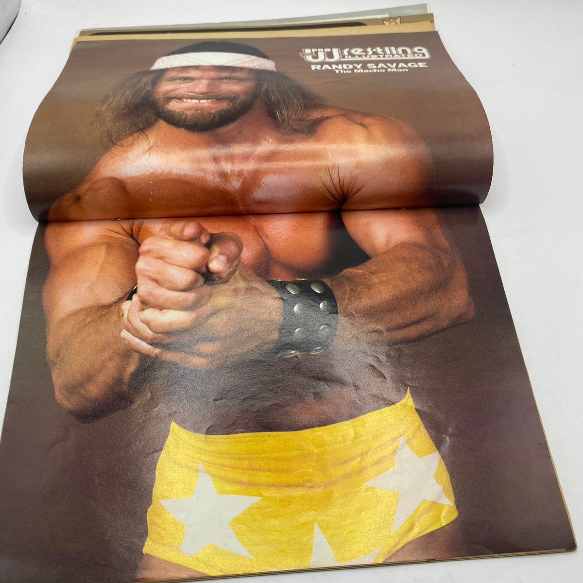 Pro Wrestling Illustrated Magazine November 1985 Ric Flair w Poster No Label