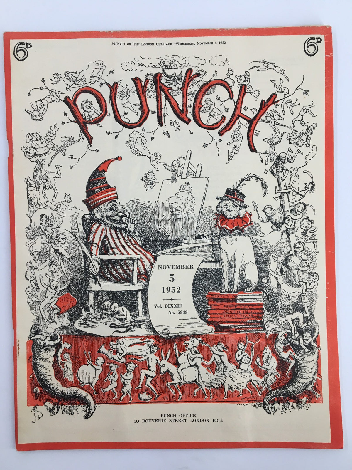 Vintage Punch November 5 1952 WWII Cartoon & Humour Magazine No Label