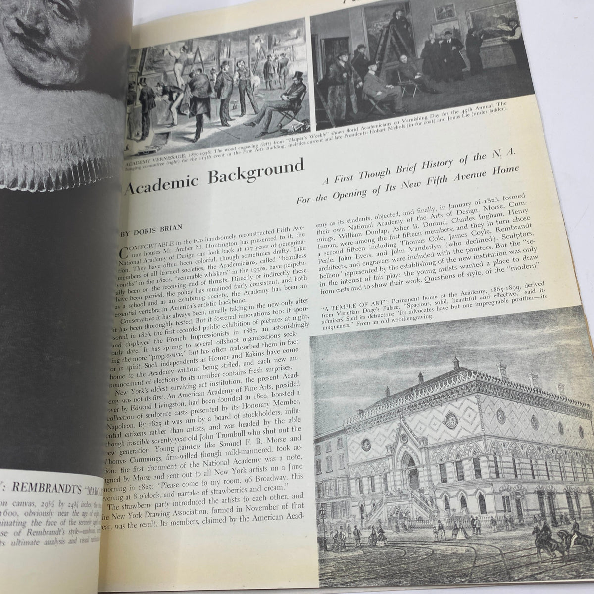Vintage Art News Magazine January 15, 1942 Samuel Isham: Urania No Label