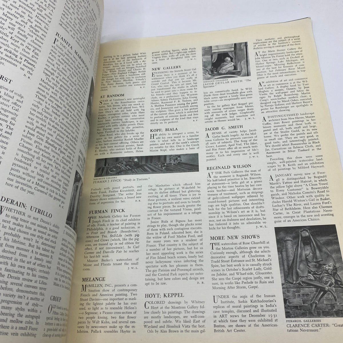 Vintage Art News Magazine January 15, 1942 Samuel Isham: Urania No Label