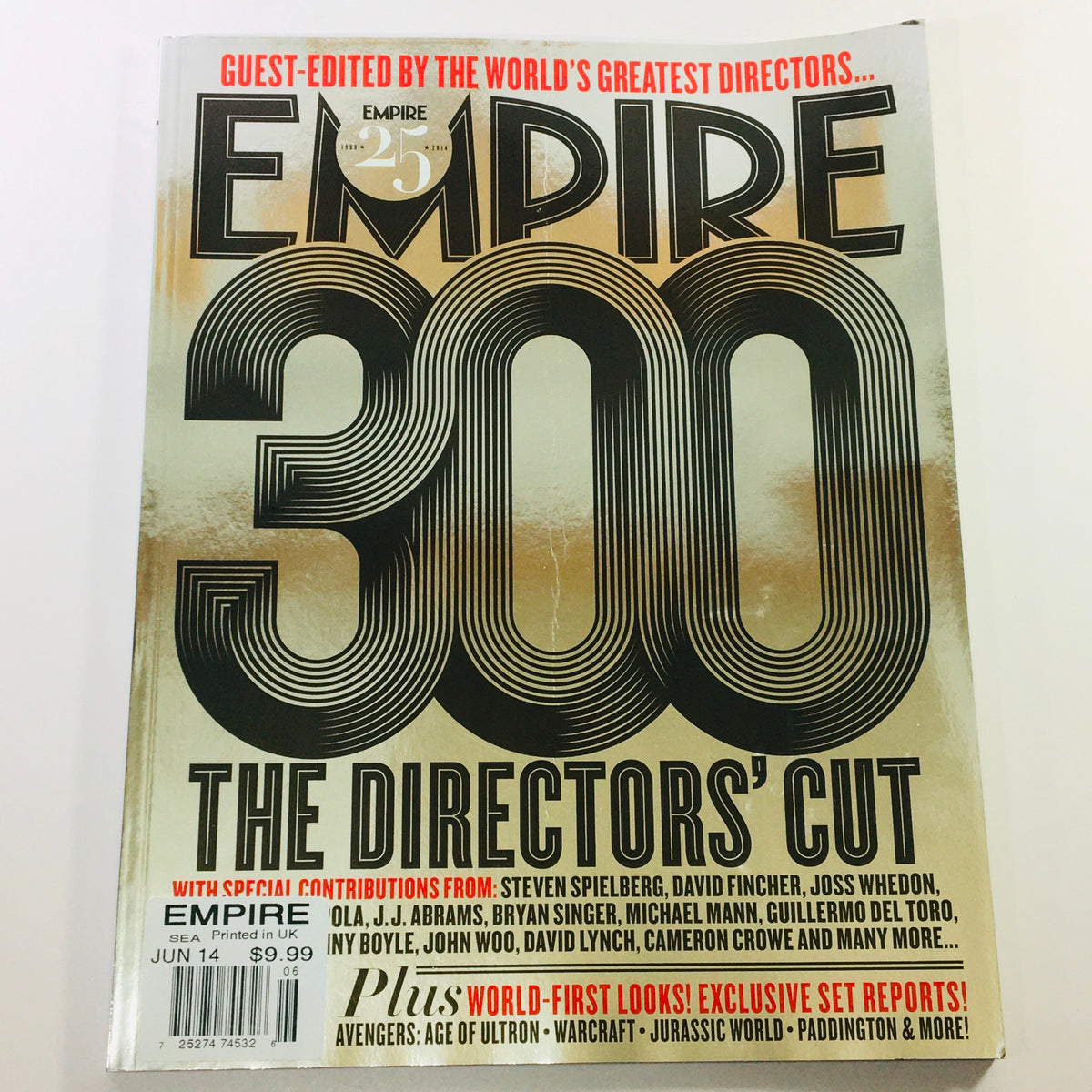 Empire Magazine June 2014 #300 The Directors' Cut 300 featuring David Fincher, a special issue celebrating cinematic excellence with contributions from renowned directors.
