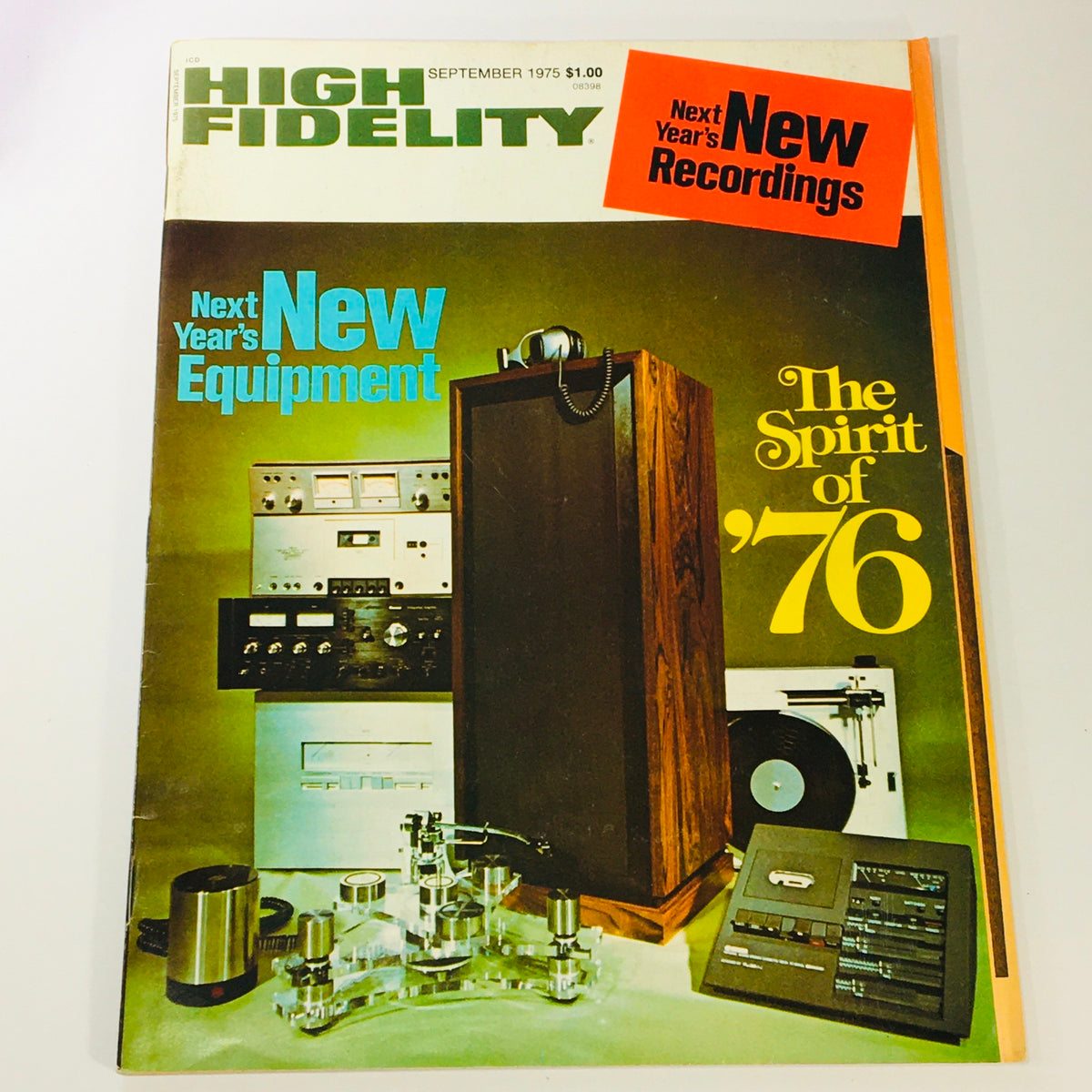Vintage High Fidelity Magazine September 1975 New Equipment, The Spirit of 1976