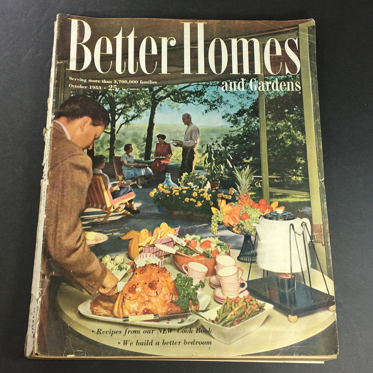 Vintage Better Homes & Gardens Magazine October 1953 Building, Remodeling, Newsstand