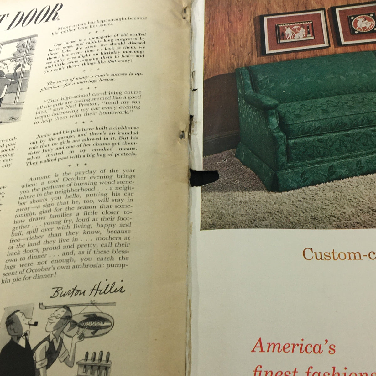 Vintage Better Homes & Gardens Magazine October 1953 Building, Remodeling, Newsstand
