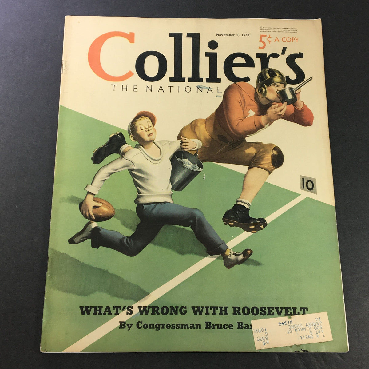 Vintage Collier's Magazine November 5 1938 What's Wrong With Roosevelt by Bruce