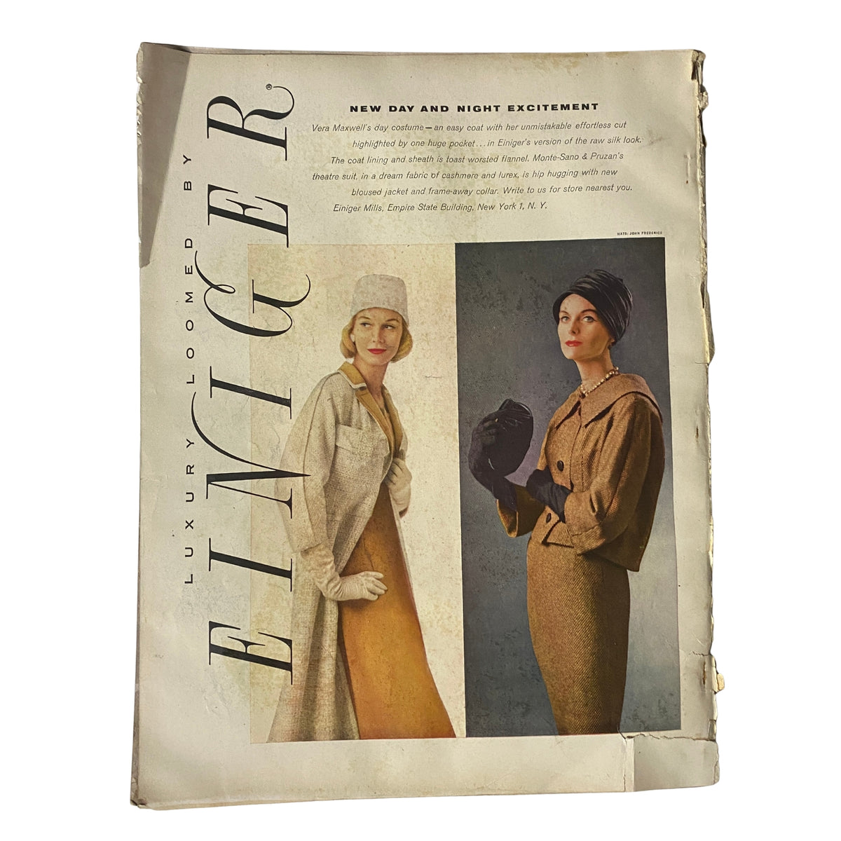 Vogue Magazine September 1, 1957 cover featuring models in elegant fashion, showcasing styles by designer Einiger to celebrate the changing season, photographed by Irving Penn.