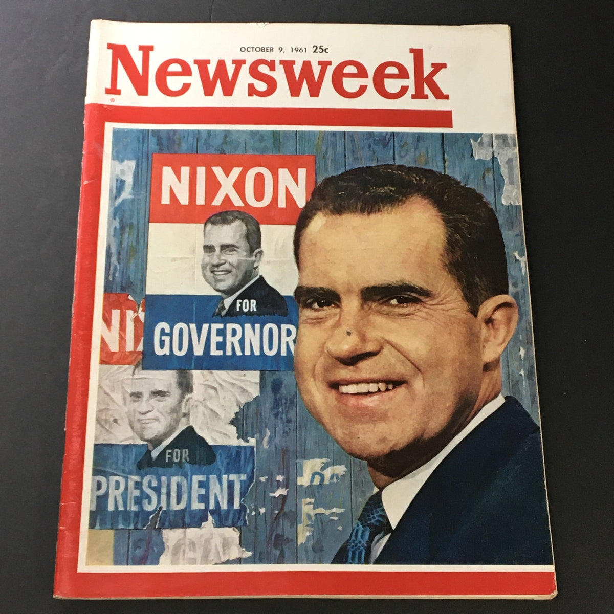 Newsweek Magazine October 1961 Richard Nixon Governor, President