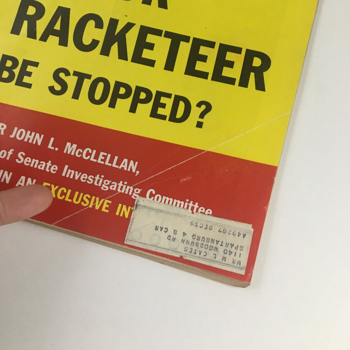 Vintage U.S. News & World Report October 10 1958 Can The Labor Racketeer Be Stopped