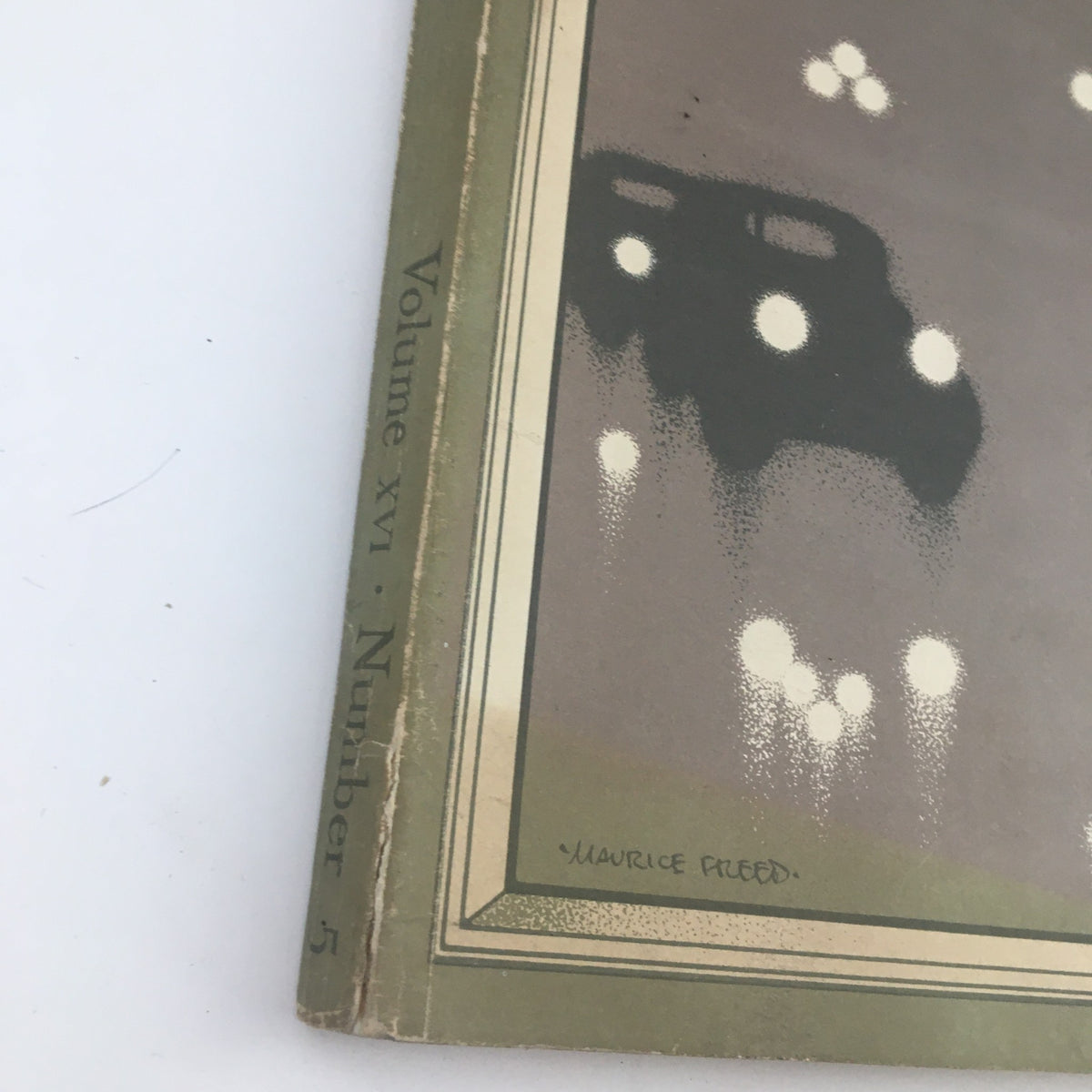 Vintage Fortune Magazine November 1937 Maurice Freed Parking Illustration No Label