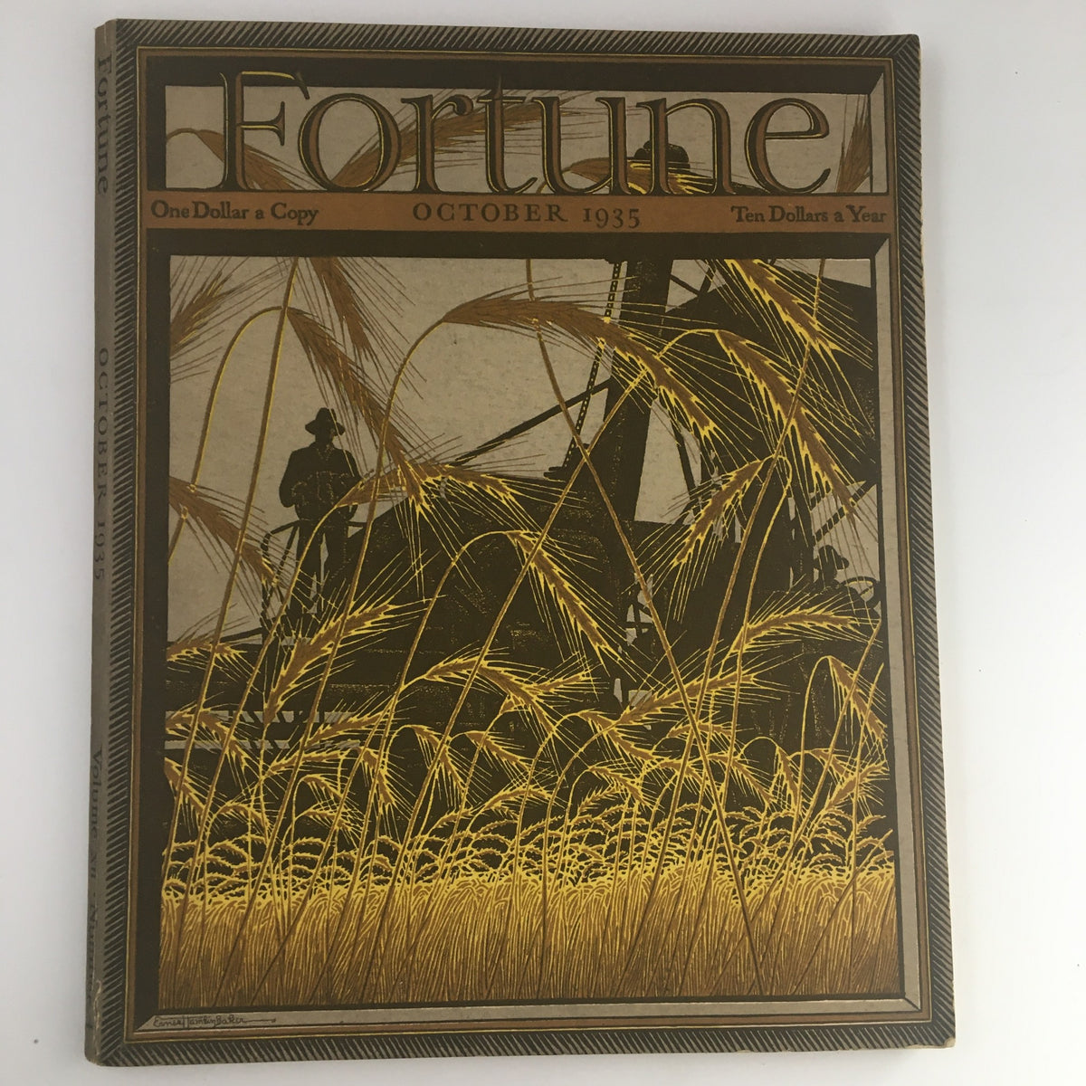 Vintage Fortune Magazine October 1935 Madison Square Garden Rink into Ring No Label