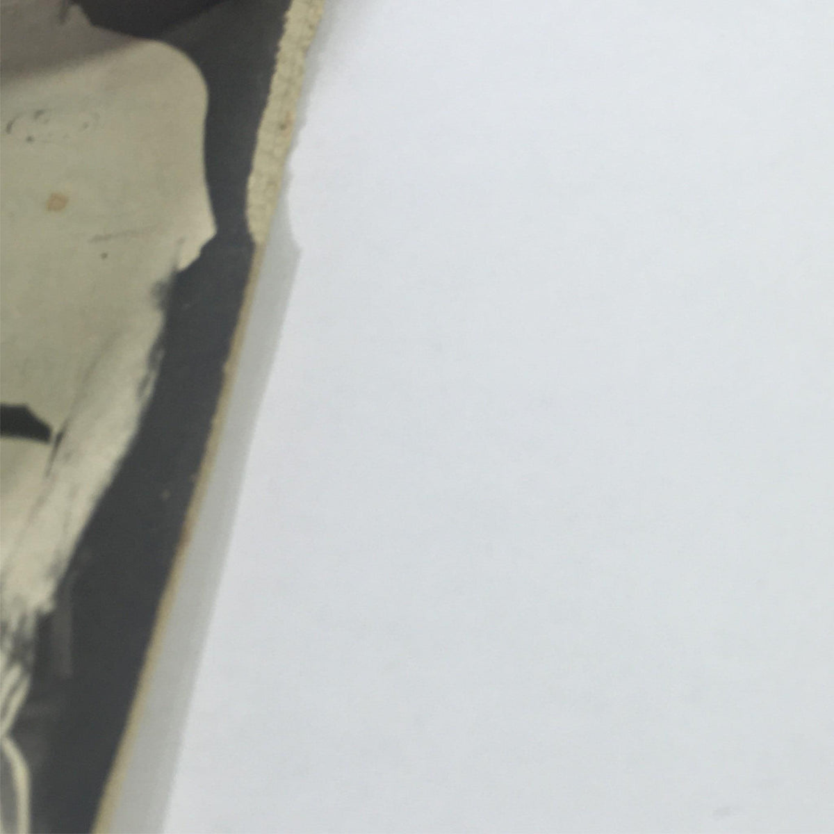 Close-up of the edge of VTG Cycle Sport Magazine March 1961 displaying minor wear, characteristic of vintage publications.