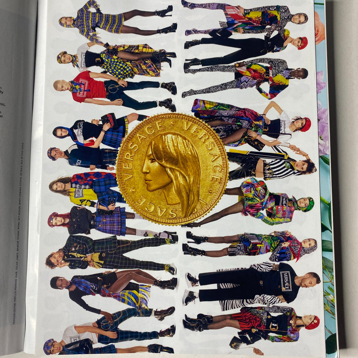 Vogue Magazine September 2018 Beyoncé Cover No Label showcasing a vibrant collection of Versace designs, emphasizing bold fashion statements.