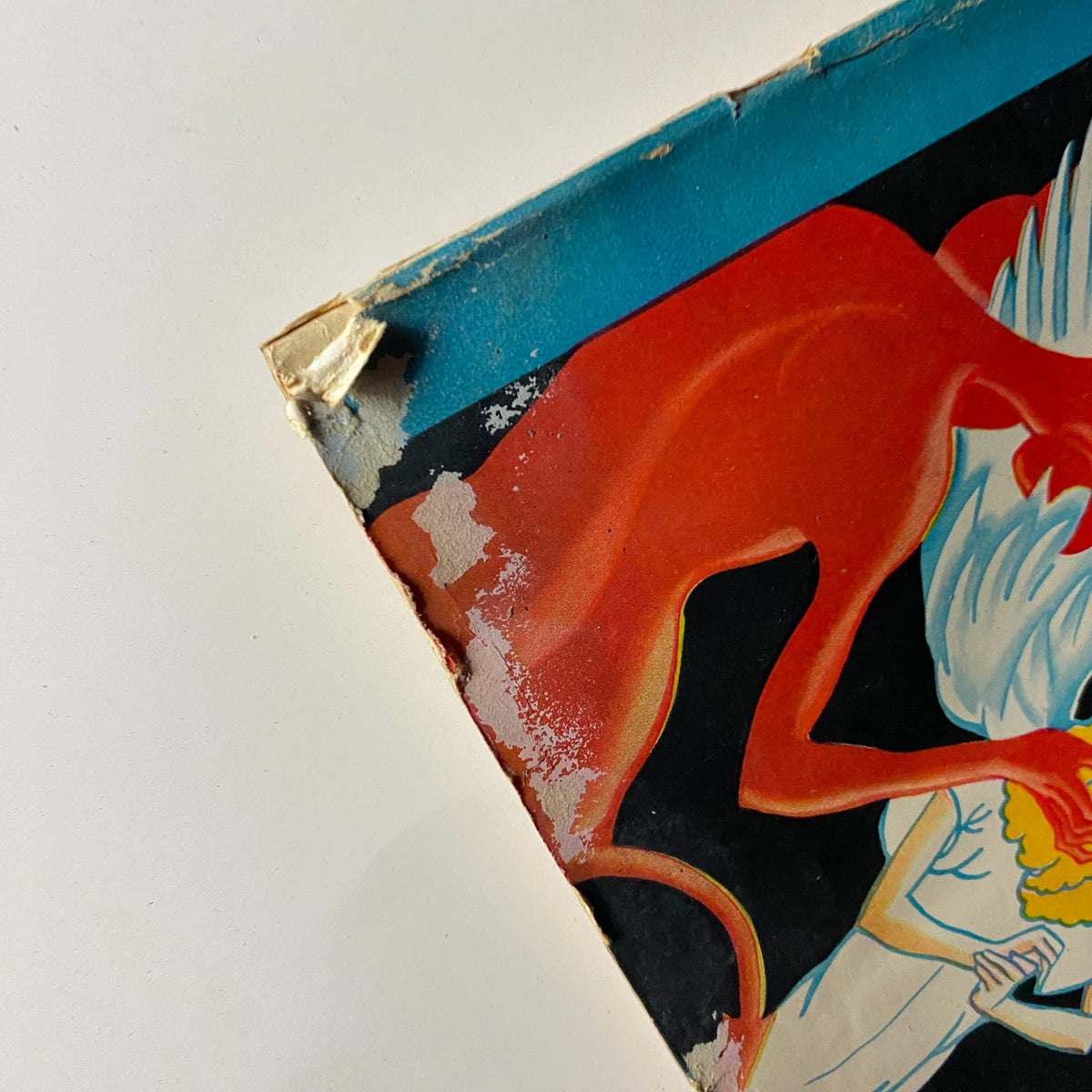 Close-up view of the cover of The New Yorker Complete Magazine March 12, 1927 by Carl Rose, showcasing vibrant artwork with a unique design.