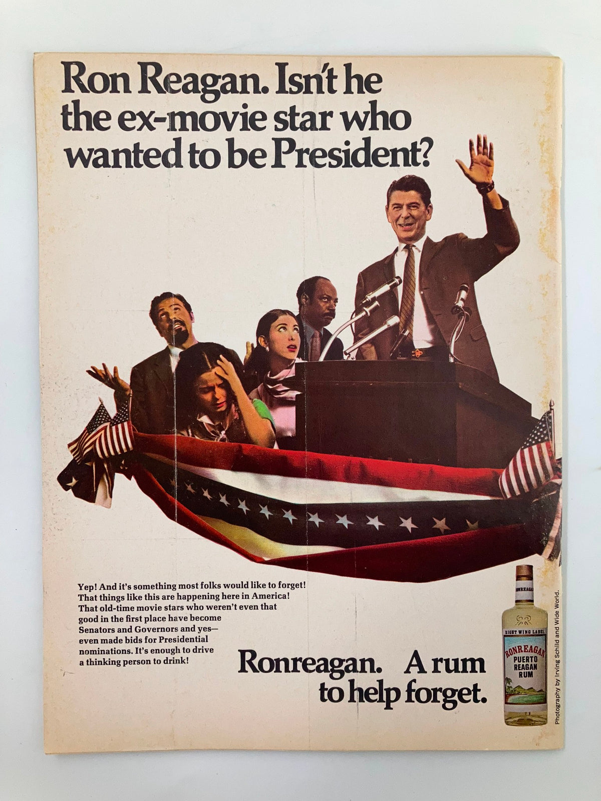 Mad Magazine December 1969 No. 131 cover featuring a satirical illustration of Ron Reagan with a playful commentary on his presidential ambitions, highlighting the humorous essence of the late 1960s.