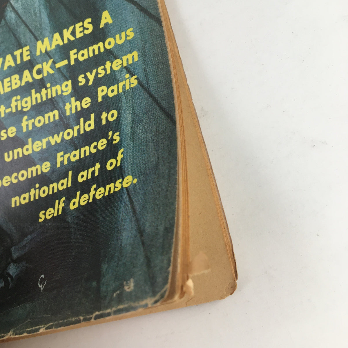 Edge of the Black Belt Magazine March 1967 showing wear and features the tagline about Savate's cultural significance.