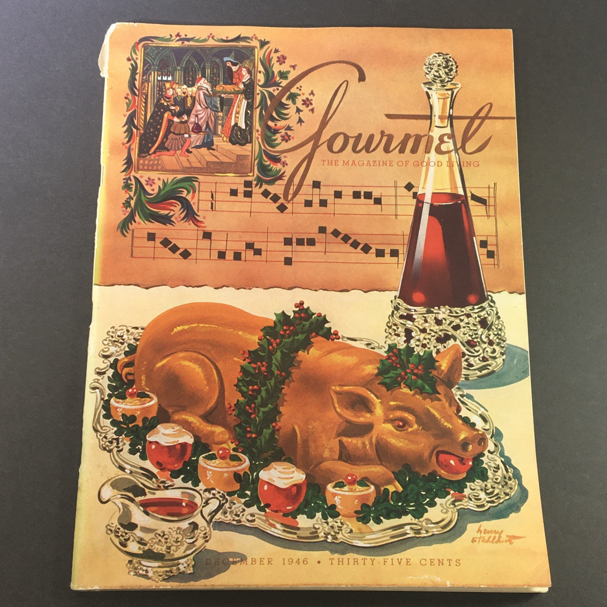 Gourmet The Magazine of Good Living December 1946 - Crisp and Succulent