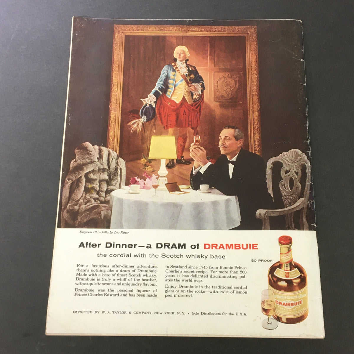 Cover of Gourmet Magazine September 1956 featuring 'Essence of the Apple' theme with vintage artwork depicting fine dining and a gentleman savoring a drink, highlighting mid-century culinary culture.