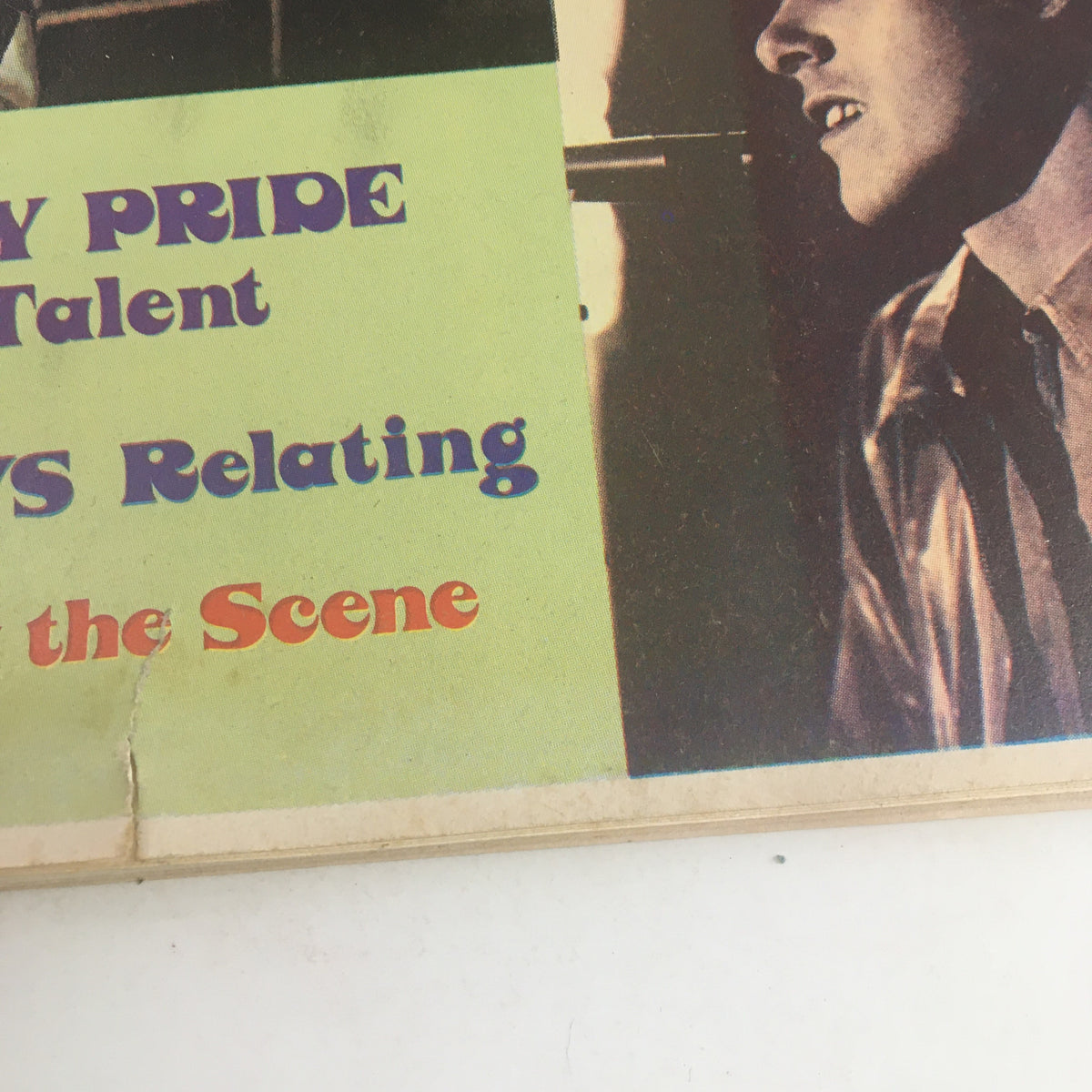 Close-up image of Hit Parader Magazine May 1973 No. 106 showcasing Charley Pride, featuring bold lettering design emphasizing his article.