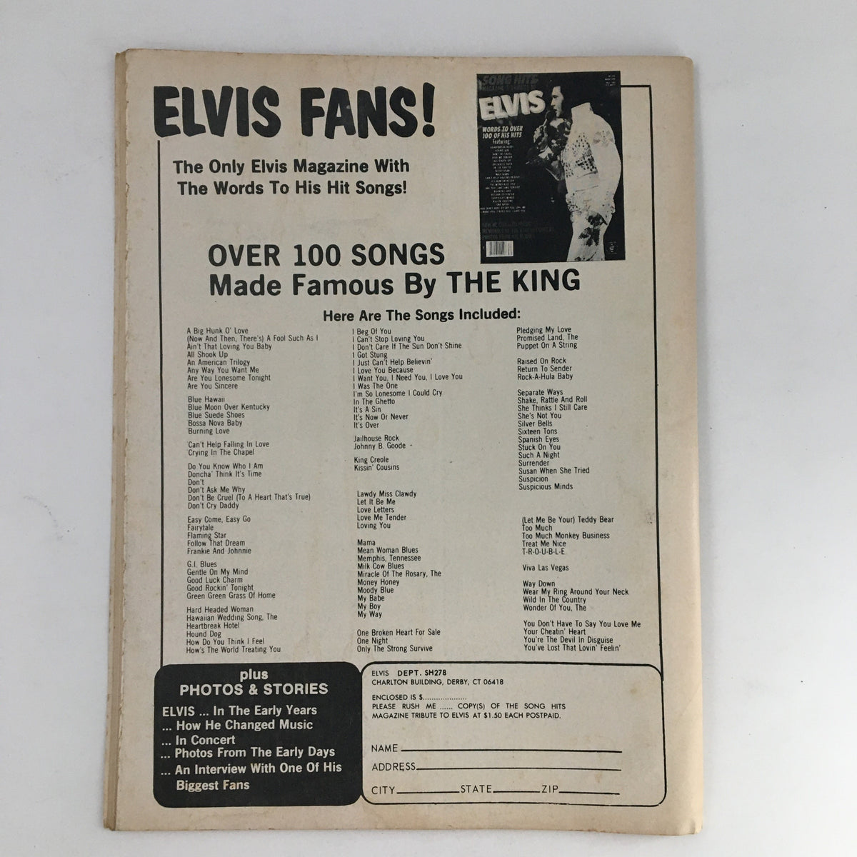 Song Hits Magazine February 1978 Andy Gibb, Rose Ryce & Merle Haggard