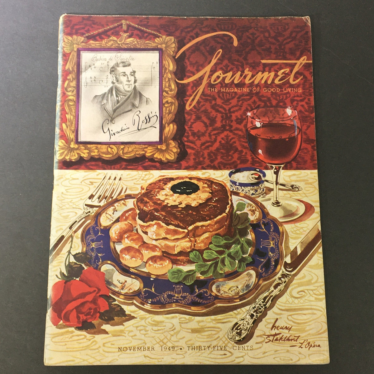 Vintage Gourmet The Magazine of Good Living November 1949 - The Tasting Machine