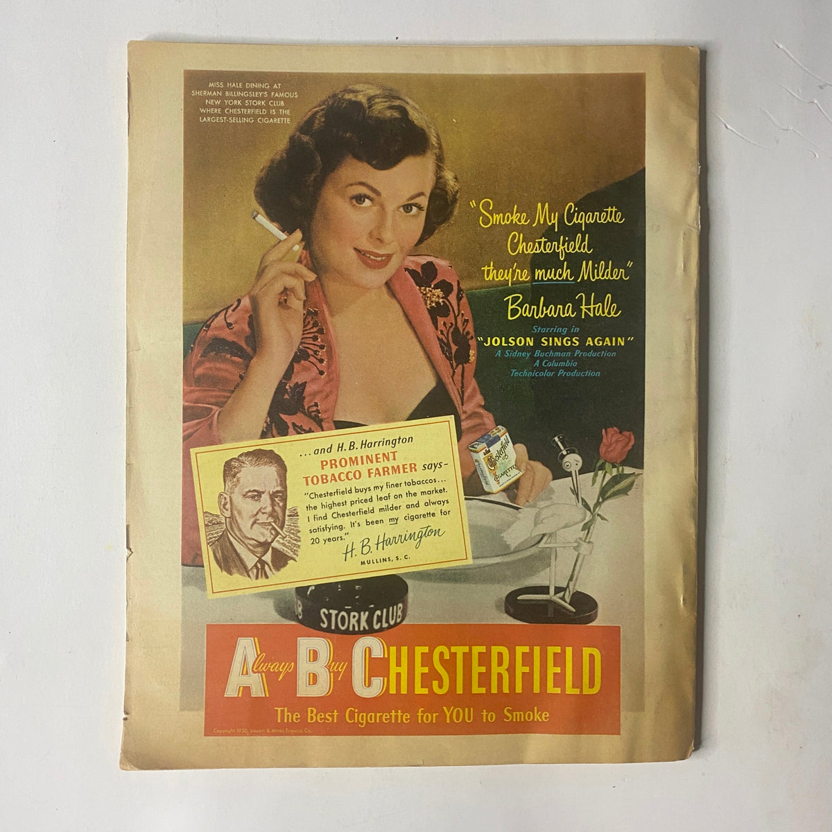 Cover of Radio and TV Mirror Magazine February 1950 featuring Marie Wilson, with a colorful portrait by Sterling Smith and vintage advertisements. A collectible item for fans of early television and radio history.