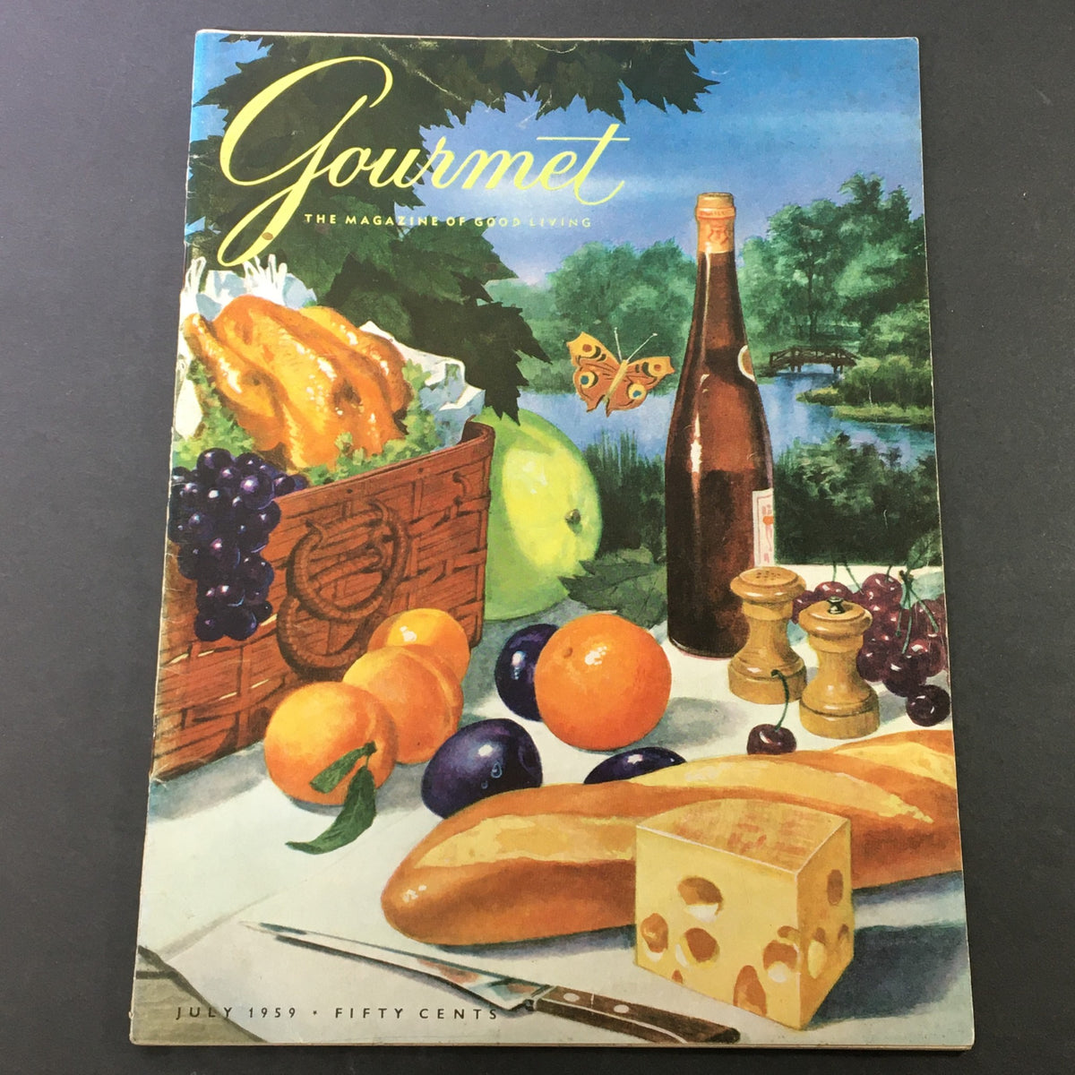 Vintage Gourmet The Magazine of Good Living July 1959 - The Sky's the Limit