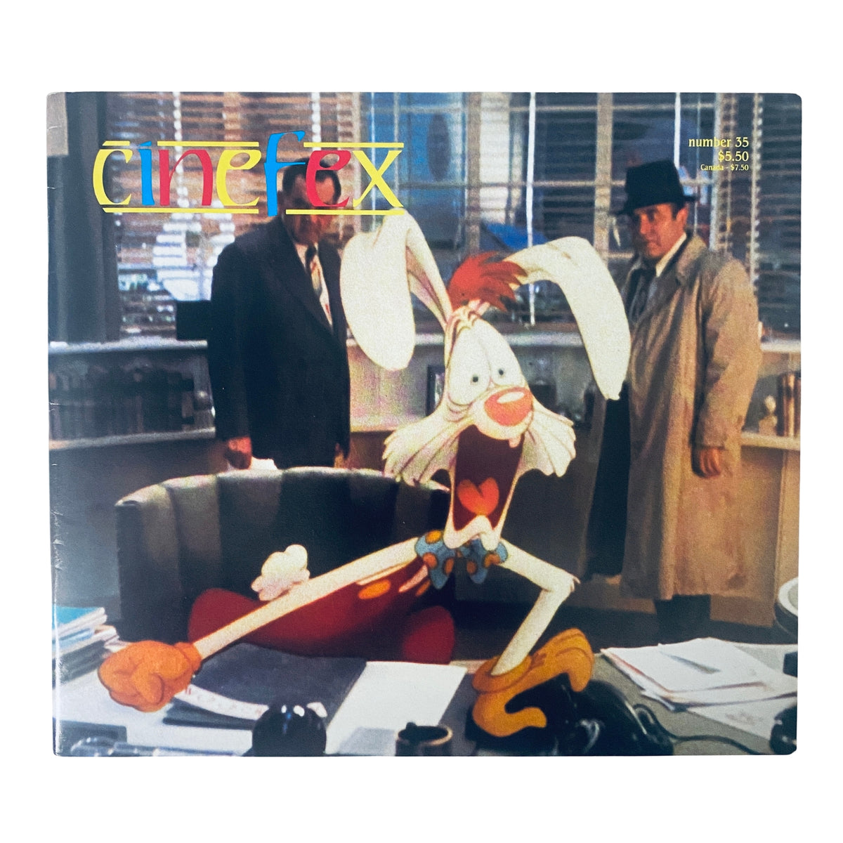 Cinefex Magazine August 1988 No. 35 Who Framed Roger Rabbit, Jessica Rabbit VG