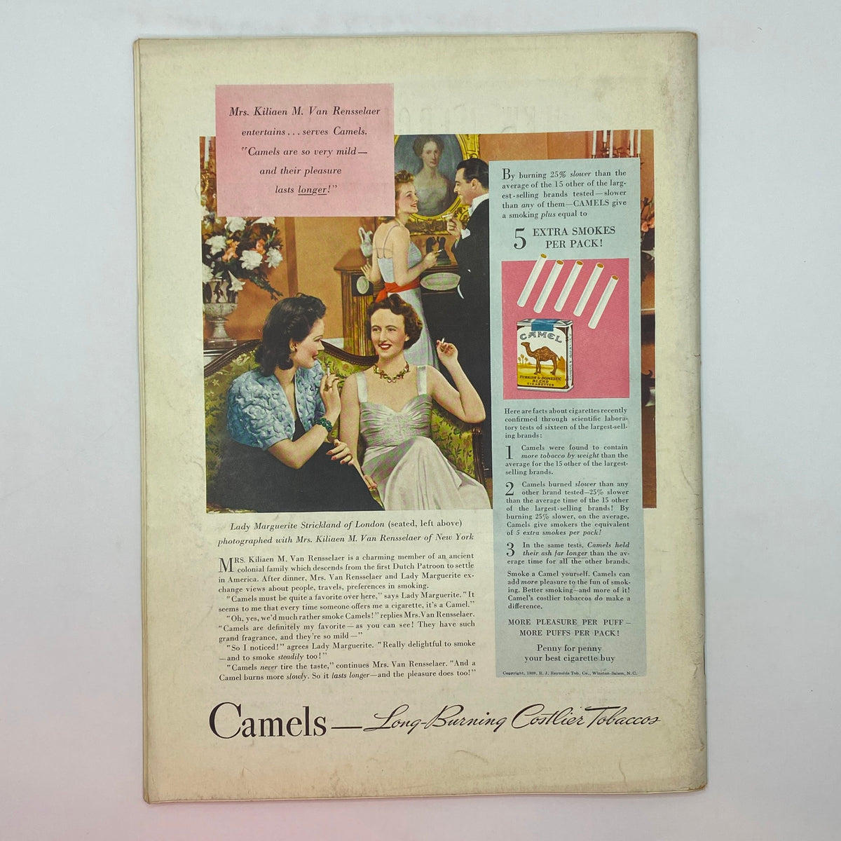 The New Yorker Complete Magazine November 25, 1939 Rea Irvin Cover VG