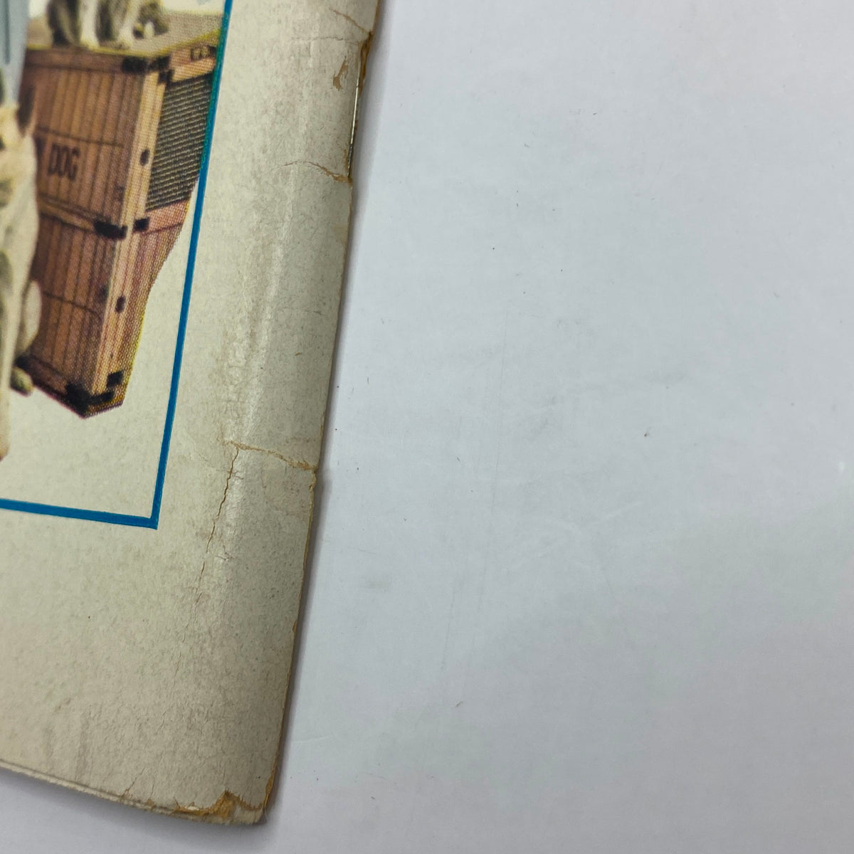 Close-up of the edge of The New Yorker July 3, 1943, showcasing minor wear and tear, illustrating the magazine's vintage condition and age, adding to its collectible value.